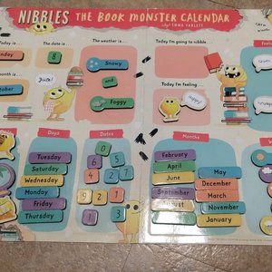 Usborne Nibbles Monster magnetic calendar